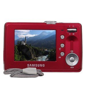Samsung S730 7.2MP 3x Optical/5x Digital Zoom Camera (Red) N2