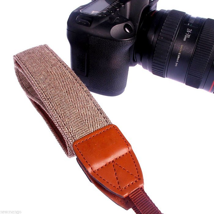 PiuQ Camera Vintage Strap - Shoulder Neck Stylish Belt for Sony Nikon Canon Olympus Panasonic Pentax DSLR SLR... N5