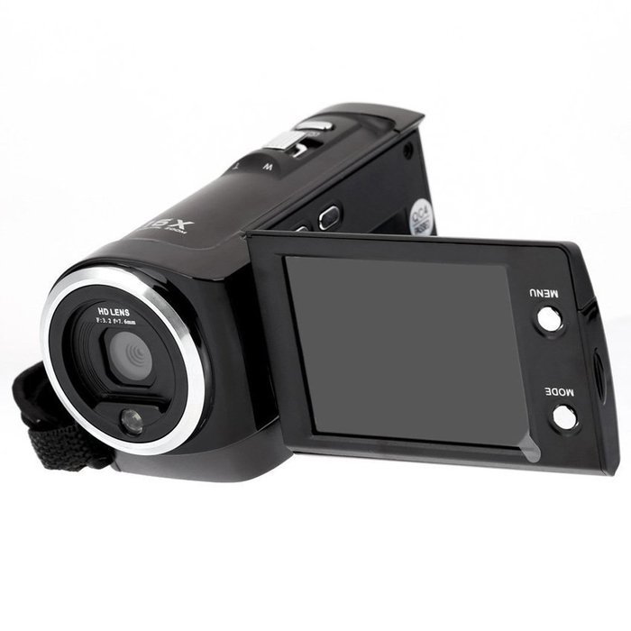 Black Camcorder Camera DV777 DV Practical HD 720P 16 MP 16X Digital Zoom Video N2