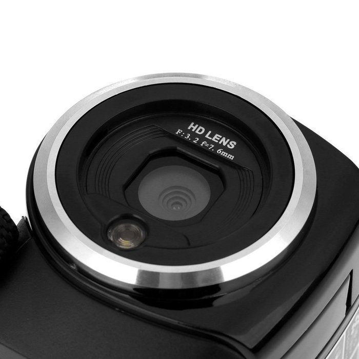 Black Camcorder Camera DV777 DV Practical HD 720P 16 MP 16X Digital Zoom Video N3