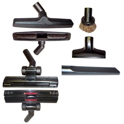 5 Piece Universal Vacuum Attachment Tool Accessory Kit - Fits Any Brand That Use 1 1/4" Friction Fit Attachments...