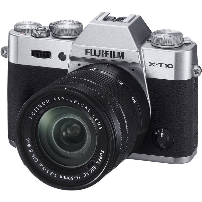 Fujifilm X-T10 Digital Camera & 16-50mm II XC Lens (Black) with 64GB Card + Case + Flash + Battery & Charger +... N15