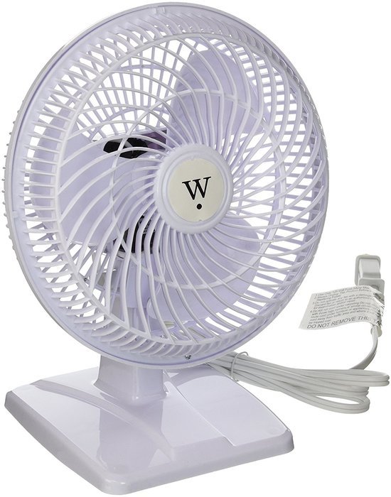 geneva industrial group lf-7dc Westpointe, 7", 1 Speed, Desk Clip Combo Fan