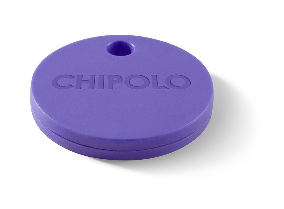 Chipolo 2nd Gen 110071 Bluetooth Key Phone Car Luggage Wallet Item Finder & Selfie Remote, Sapphire Purple N27