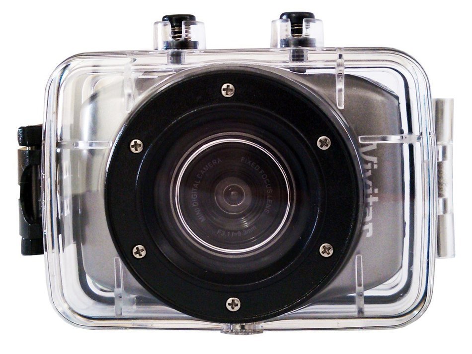 Vivitar DVR785HD-GRY-INT Mini Sport Digital Video Camera with 2-Inch LCD Touchscreen, Gray N3