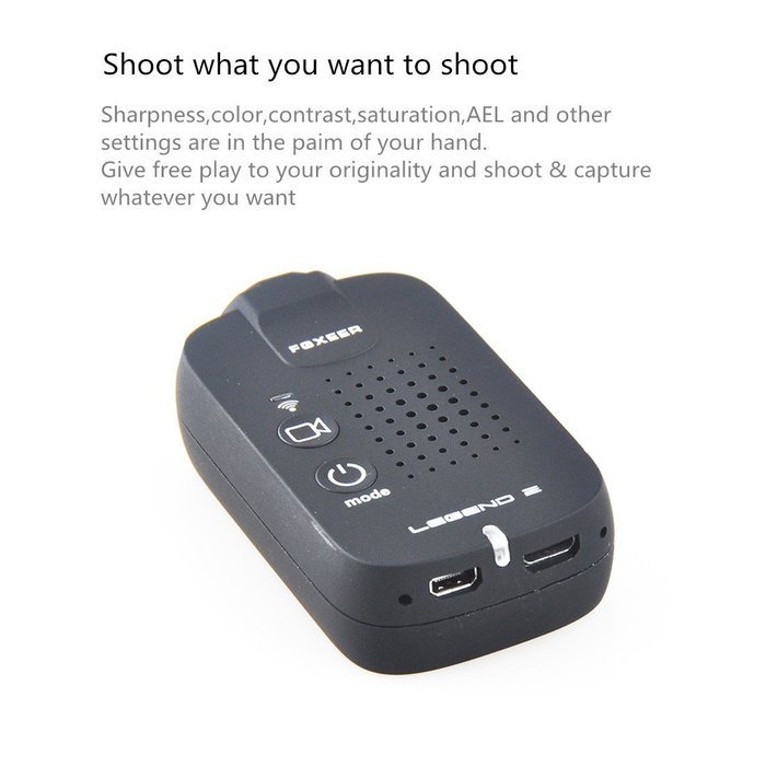 Crazepony FOXEER LEGEND 2 FPV Action Camera Beta 1080P 60fps HD for Racing Quadcopters N5