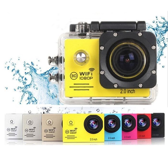 LADEY HD Digital Sports Waterproof Camera,12MP 1080P WIFI 2.0 LTPS LCD Screen Camera,170 Degree Wide Angle 30M... N16