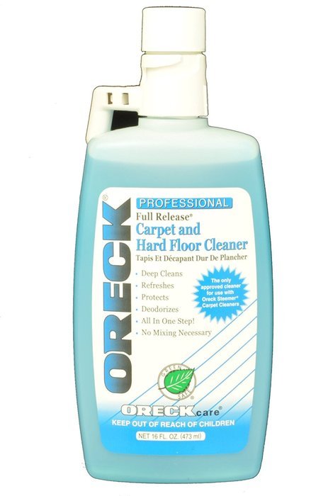 Oreck & Regina Steam Cleaner Carpet & Hard Floor Cleaner Cartridge, 16oz bottle