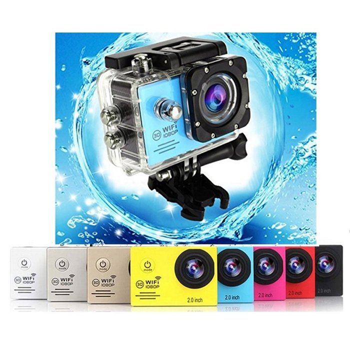 LADEY HD Digital Sports Waterproof Camera,12MP 1080P WIFI 2.0 LTPS LCD Screen Camera,170 Degree Wide Angle 30M... N18