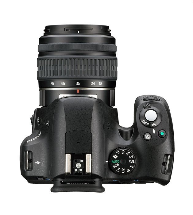 Pentax K-500 16MP Digital SLR Camera Kit with DA L 18-55mm f3.5-5.6 and 50-200mm Lenses (Black) N2