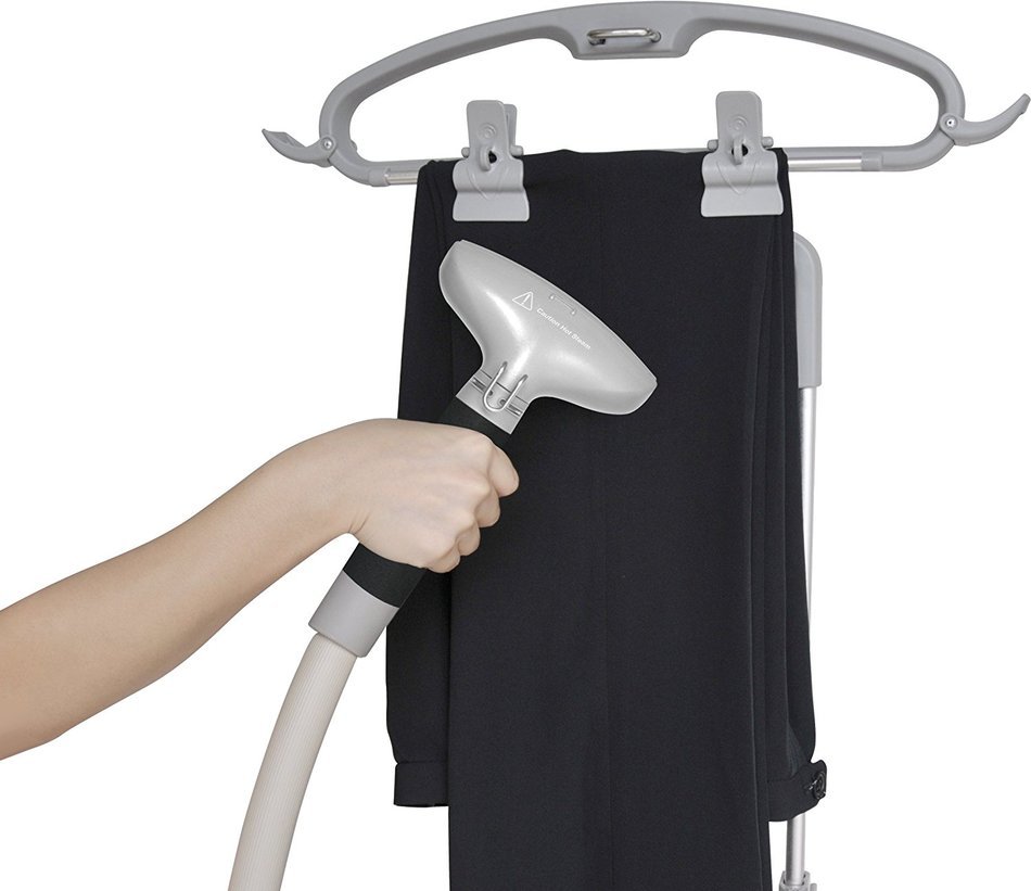 SALAV GS45-DJ Orange Professional Series Dual Bar Garment Steamer with Foot Pedals