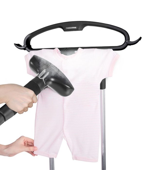 SALAV GS45-DJ Orange Professional Series Dual Bar Garment Steamer with Foot Pedals N3