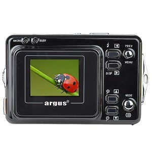 Argus DC-5185 5MP 4x Digital Zoom Camera/PC Camera (Black/Silver) N2