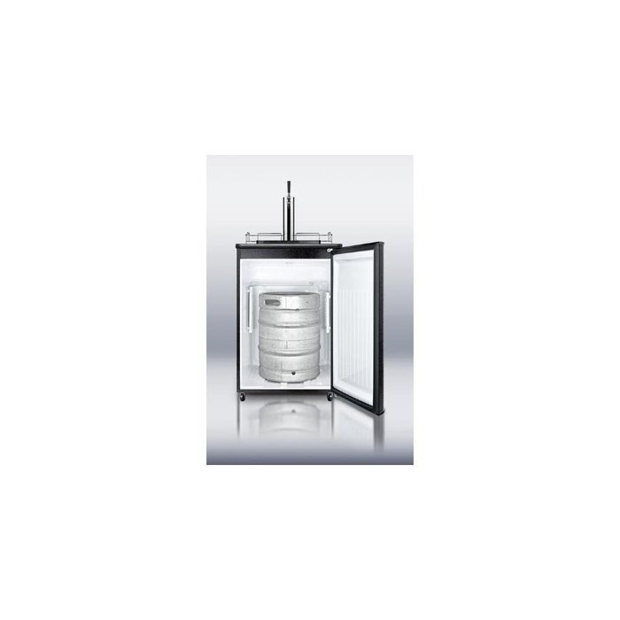 Summit Commercial Grade Freestanding Kegerator Beer Dispenser - Black SBC500B7