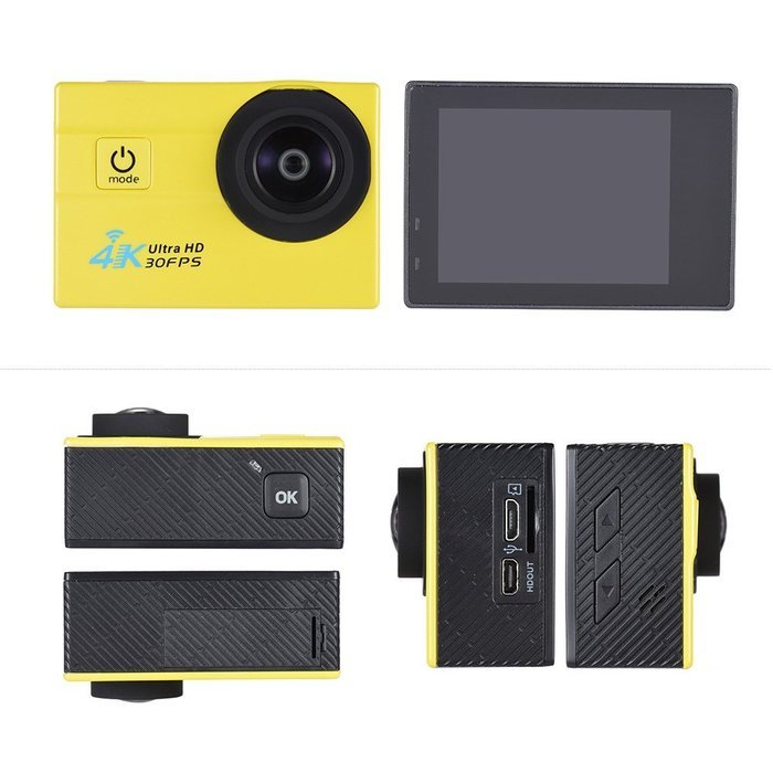 Andoer 2.0" LCD Wifi Action Sports Camera Ultra HD 16MP 4K 30FPS 1080P 60FPS 4X Zoom 170 Degree Wide-Lens Support... N10