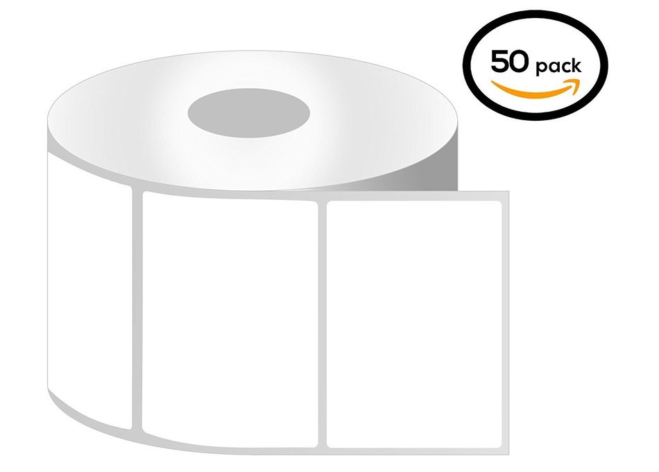 1 Inch Core - 2.25 x 1.25 Zebra Compatible Direct Thermal Quick Remove REMOVABLE Labels 50 Rolls for Zebra Desktop...