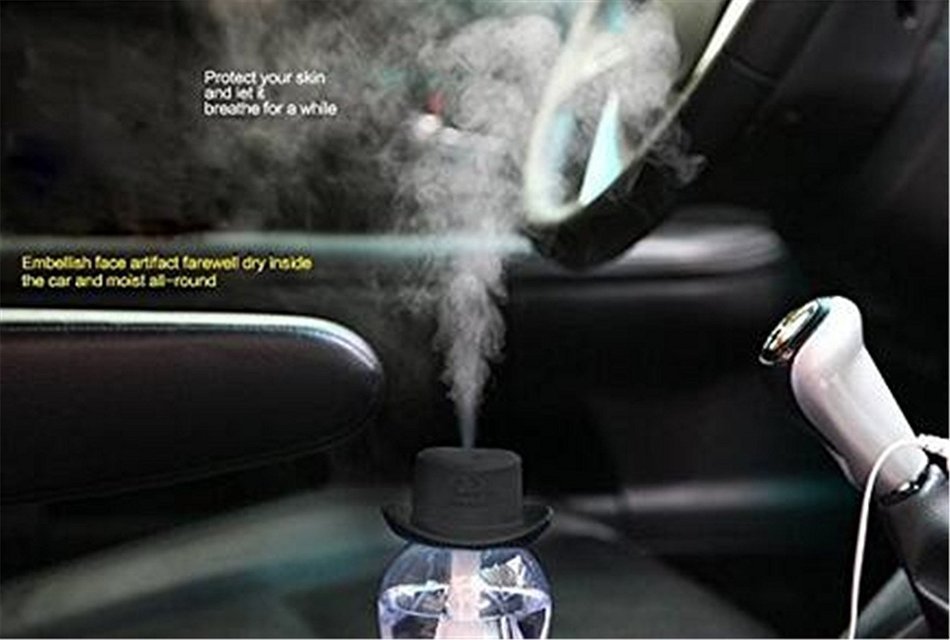 Lighting S Office USB Charge Cowboy Hat Mini Humidifier 51ml Mist Output Fresh and Moist Can Independent operation N21