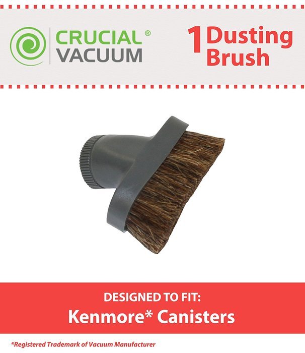 Kenmore Canister Dusting Brush, Compare to Part # AC88RAKZZV06, Designed & Engineered by Crucial Vacuum