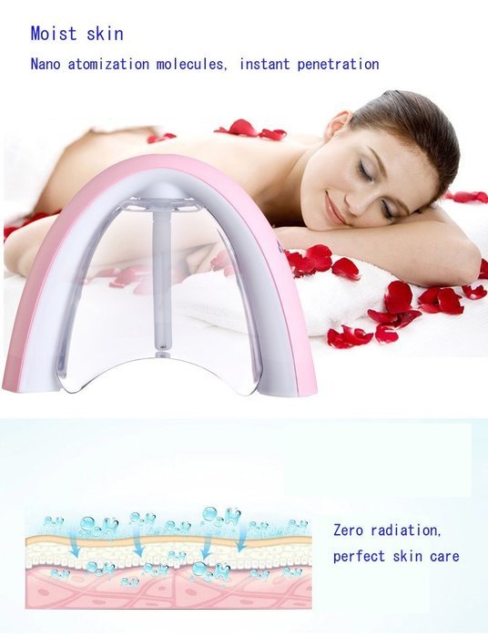 400ml Essential Oil Diffuser Humidifier, Esdabem Rainbow Ultrasonic Aroma Air Humidifier with 7 Led Color Changing... N5