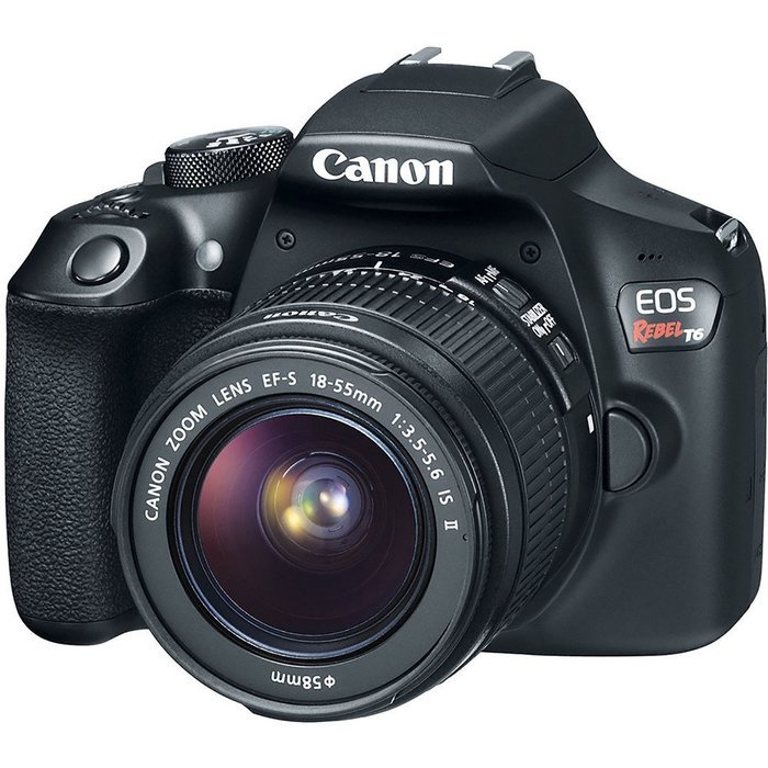 Canon EOS Rebel T6 DSLR Camera + 18-55mm IS Lens + Canon Speedlite 430EX III RT + 64GB Storage + Backup Battery...