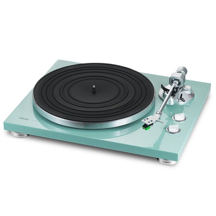TEAC TN-300 Analog Turntable with Built-in Phono Pre-amplifier & USB Digital Output (Turquoise) N2