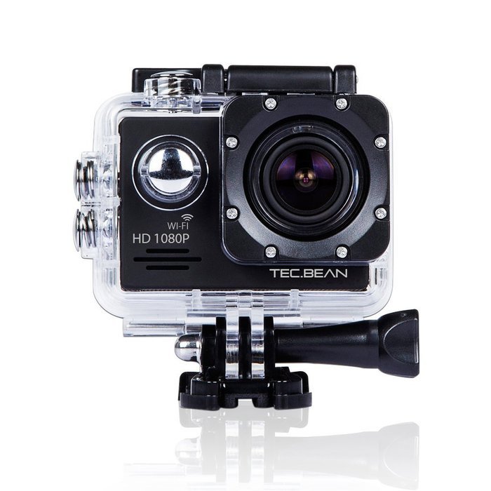 TEC.BEAN EX5000 2.0inch 14MP WIFI Waterproof Action Camera Kit with Accessories (17 Items) - White N3