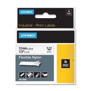 SANFORD LABEL, DYMO RHINO, WHITE 1/2"X11.5' / 18488 /