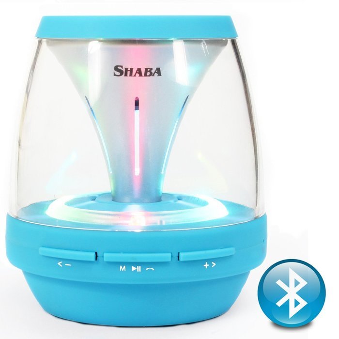 Shaba Vs-18 Portable Wireless Bluetooth Speaker Super Bass Build-in FM Radio,AUX,MIC,TF Card Slot(White) N2
