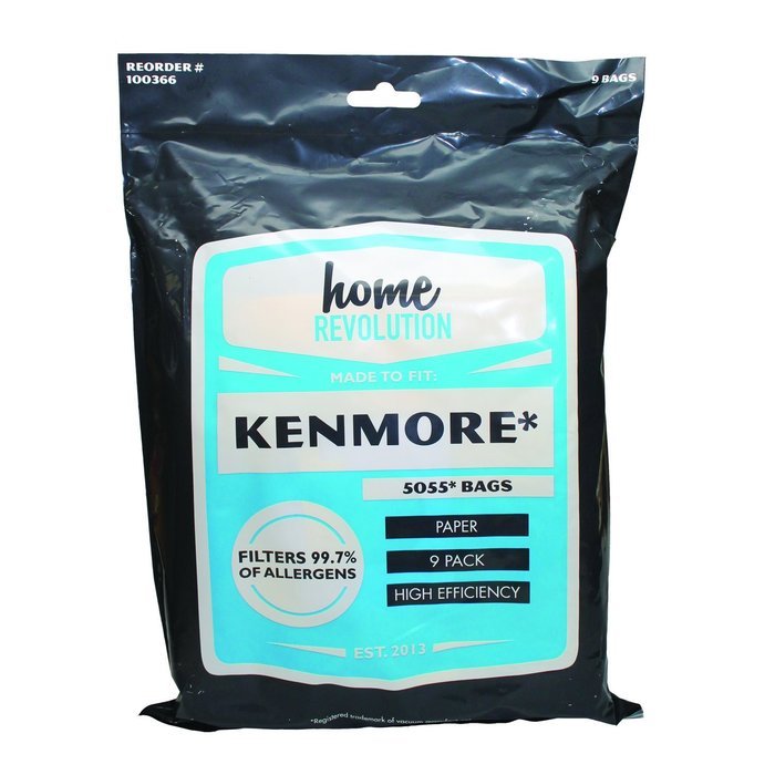 Kenmore 5055, 50558, 50557, 20-5055, 20-50557, 20-50558 Comparable Home Revolution Brand Replacement Vacuum Bags...
