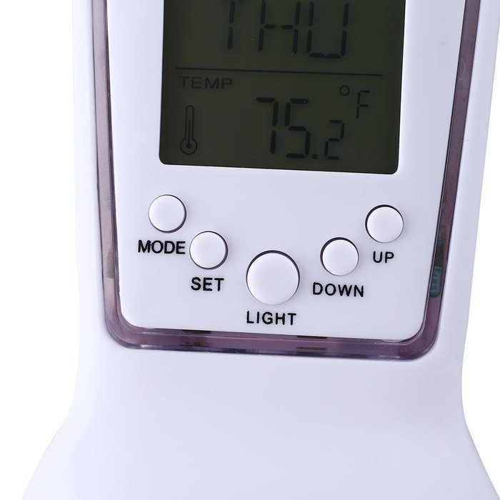 Dictac Multifunctional Music Alarm Birthday Reminding LED Digital Clock Time Calendar with Blue LED Backlight... N2