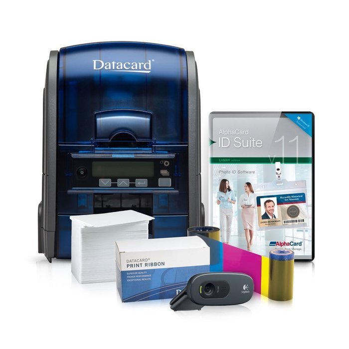 Datacard SD160 ID Card Printer System with AlphaCard ID Suite Light card software