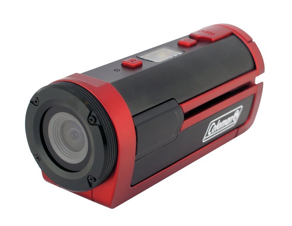 Coleman CSXSWP-R Xtreme Sports Waterproof 1080p HD Digital Helmet Wearable Video Camcorder