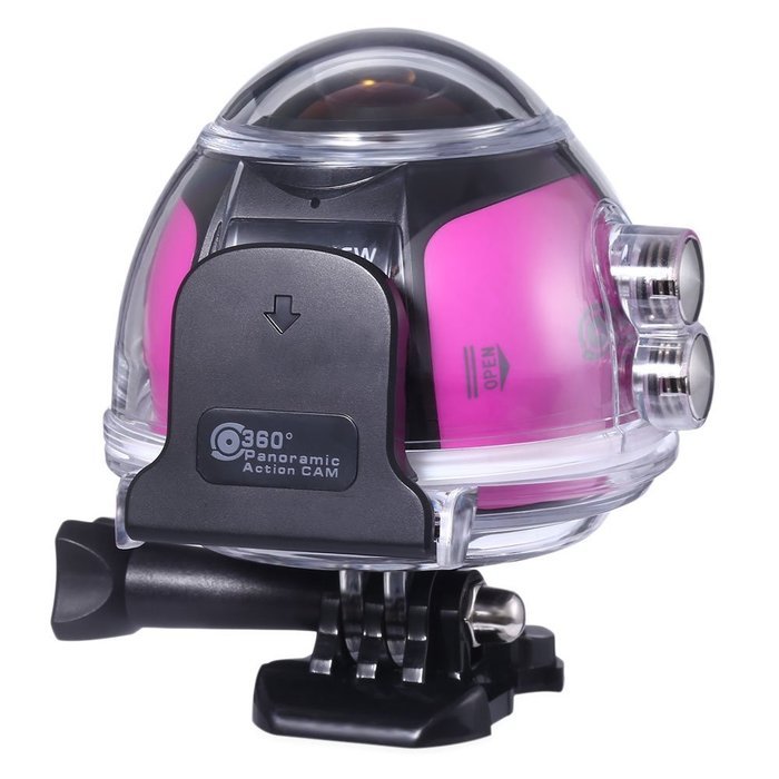 Robolife 220 Degree Wide Angle 8 Megapixel Camera Video Recorder with Waterproof Case N3