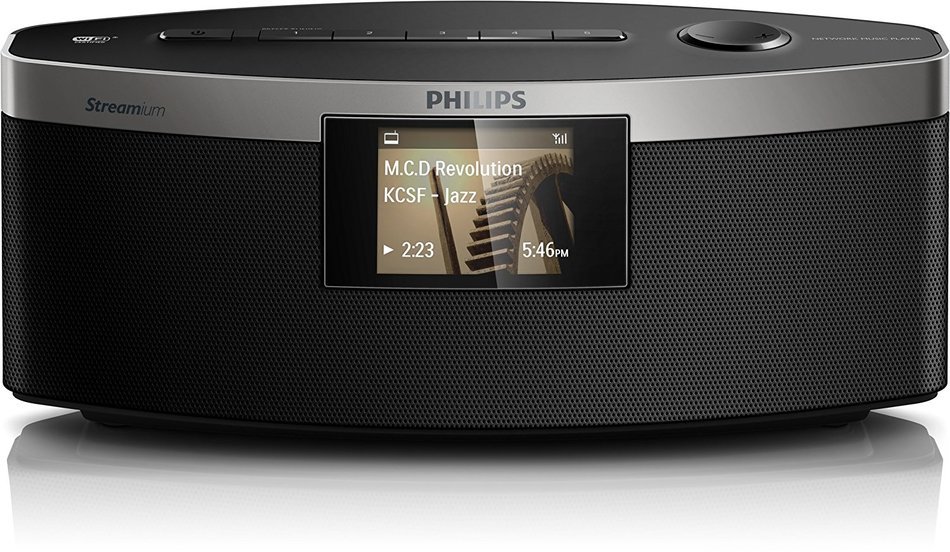 NEW- Philips NP3300 Internet Radio,Internet Radio Uhr, AAC/DEM/FLAC/MP3/OGG/WM N2