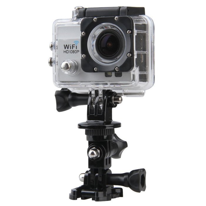 Excelvan Q5 12MP Mini Wifi Action Sports Camera with 2-Inch HD LCD 170 Degree Wide-Angle Lens and Battery (Black) N5