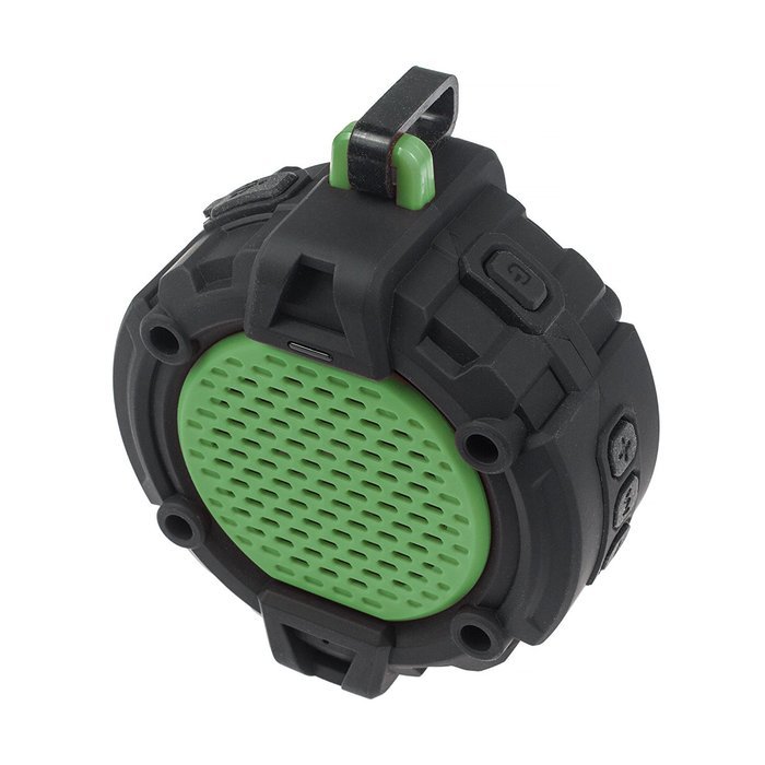 BlueFire Bluetooth 4.0 Outdoor Speaker w/ Mic, Hook & Flashlight - Waterproof Wireless Speakers for Bathroom,...
