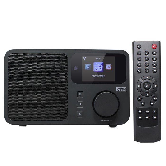 Ocean Digital Internet Radio WR233 WiFi Wlan Wireless Connection Music Media Player Desktop Music Alarm Clock... N2