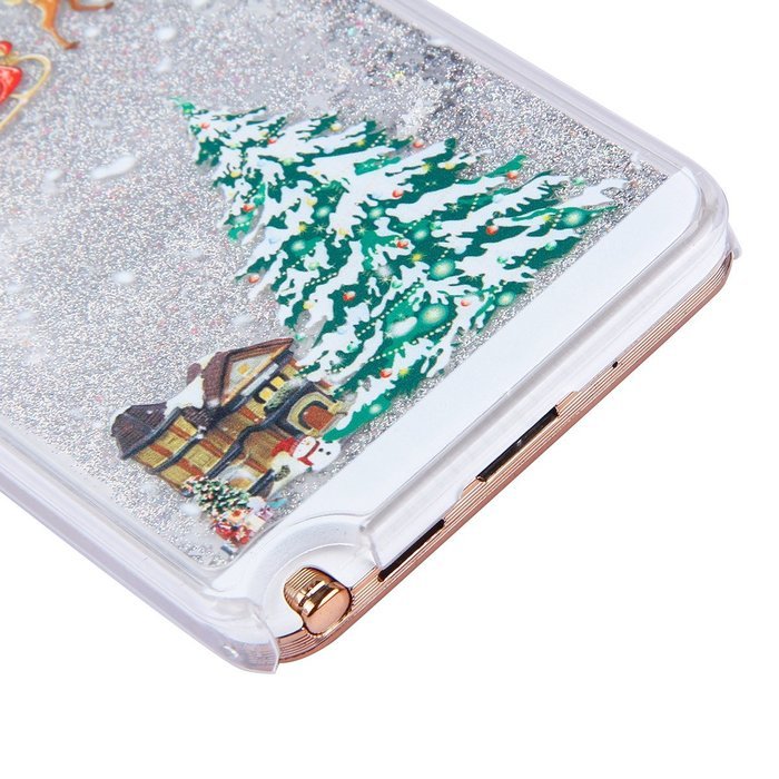 Galaxy Note 3 Case,Galaxy Note 3 Liquid Cover,PHEZEN Christmas Tree Santa Claus Design Cool Quicksand Moving Stars... N14
