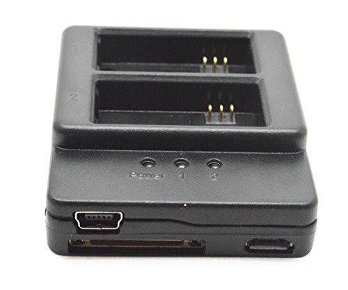 ProGear USB, iPhone, And Android Dual Battery Charger For GoPro Hero 3+/3 Compatible With Cell phone Chargers