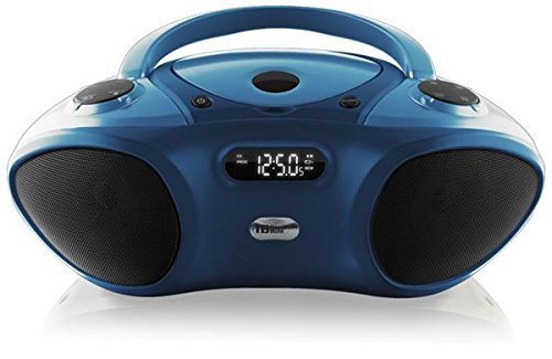 Hamilton Buhl Boom Box with CD/FM Media Player with Bluetooth Receiver