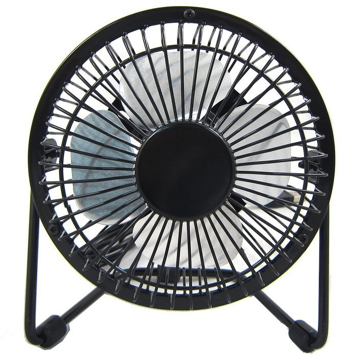 Lileng 815 Desktop Fan USB Power Supply 360&deg; Rotating 1 Speed Mini Portable Fan