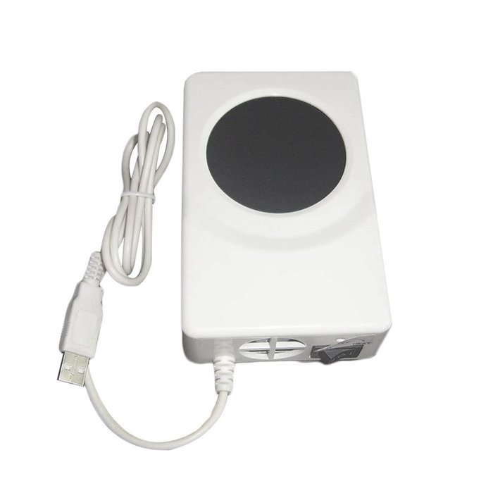 White Refigerate Cup Cooler/Heating Coaster Holder Mat Mini Handy Refrigerator for Beverage N2