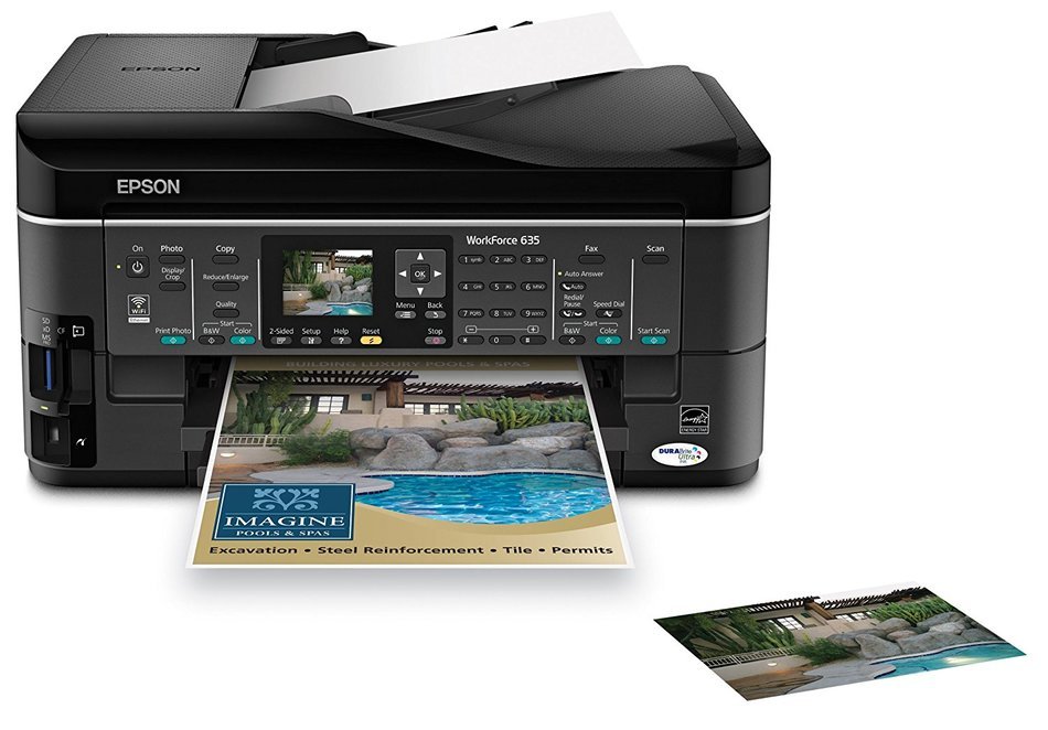 Epson WorkForce 635 Color Inkjet All-in-One (C11CA69201) N2