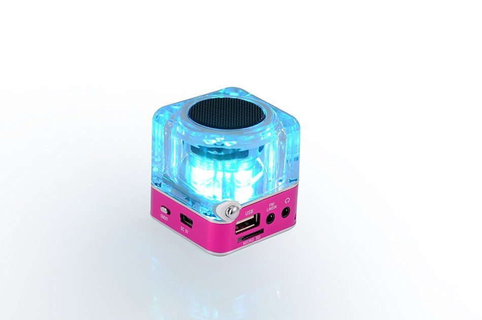 TT029 Portable Mini Music Speaker Support SD/TF Card With Alarm Clock FM Radio And LCD Screen Synchronous lyrics...