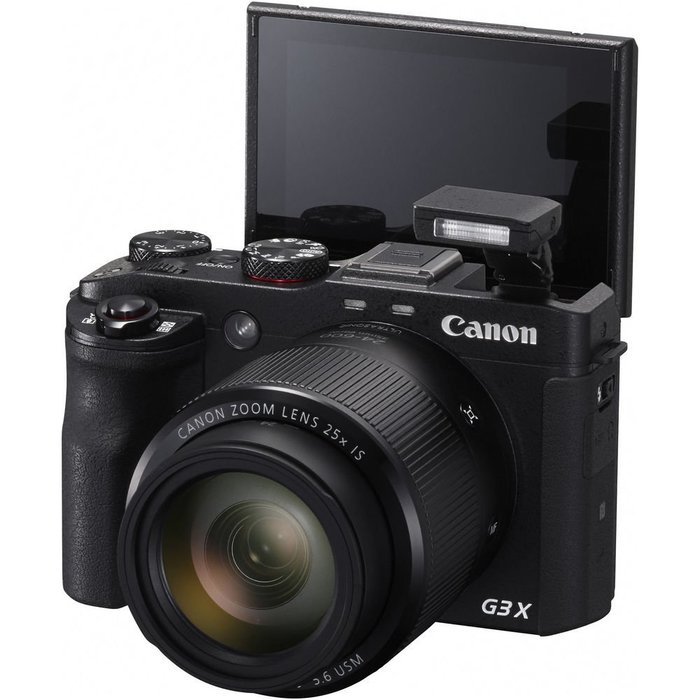 Canon PowerShot G3 X 20.2 MP Digital Camera with Canon EVF-DC1 Electronic Viewfinder & 64GB Bundle N12
