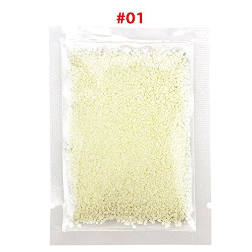 CHRWANG Distinctive 1 Bag x 10g Phosphorescent Glow-in-the-Dark Sand Particles 6# Green