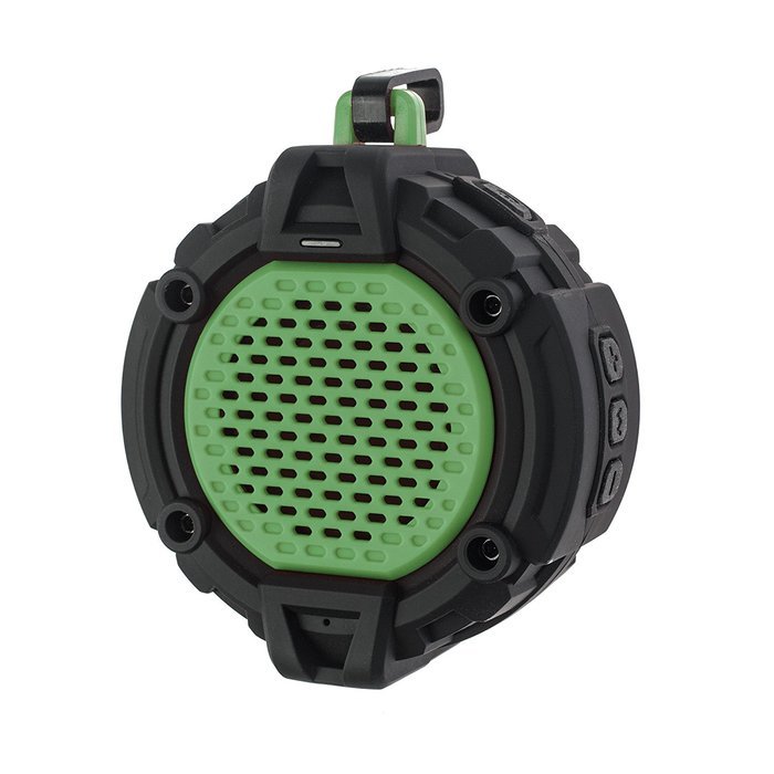 BlueFire Bluetooth 4.0 Outdoor Speaker w/ Mic, Hook & Flashlight - Waterproof Wireless Speakers for Bathroom,... N2