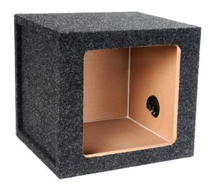 Atrend 10KS 10" Single Sealed Square Subwoofer Enclosure for Kicker L5 and L7 Subwoofers