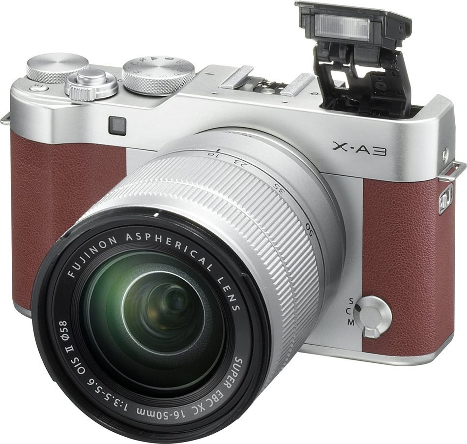 Fujifilm X-A3 Mirrorless Camera XC16-50mm F3.5-5.6 II Lens Kit - Pink N9