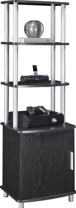Altra Carson Audio Stand, Cherry/Black